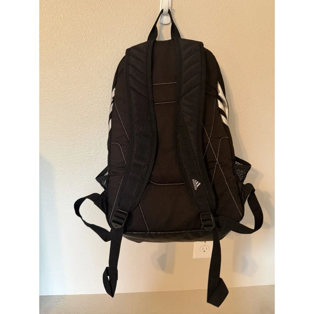 adidas Climaproof Black Backpack Zip Padded Adjustable Strap Pockets Unisex